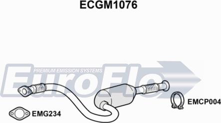 EuroFlo ECGM1076 - Каталізатор autozip.com.ua