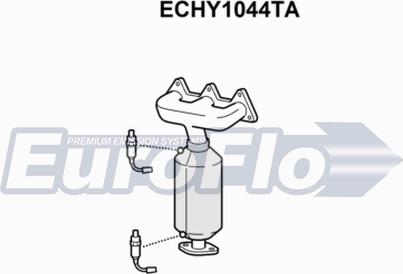 EuroFlo ECHY1044TA - Каталізатор autozip.com.ua