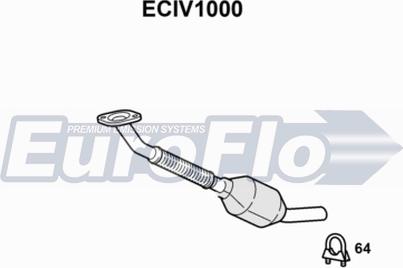 EuroFlo ECIV1000 - Каталізатор autozip.com.ua