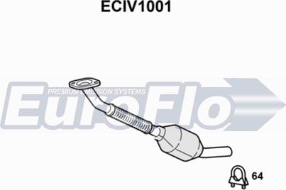 EuroFlo ECIV1001 - Каталізатор autozip.com.ua