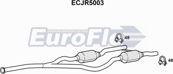 EuroFlo ECJR5003 - Каталізатор autozip.com.ua