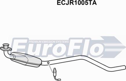 EuroFlo ECJR1005TA - Каталізатор autozip.com.ua