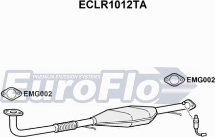 EuroFlo ECLR1012TA - Каталізатор autozip.com.ua