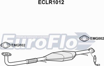 EuroFlo ECLR1012 - Каталізатор autozip.com.ua