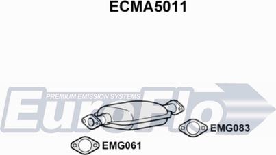 EuroFlo ECMA5011 - Каталізатор autozip.com.ua