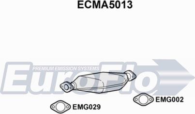 EuroFlo ECMA5013 - Каталізатор autozip.com.ua