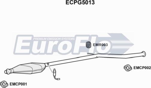 EuroFlo ECPG5013 - Каталізатор autozip.com.ua