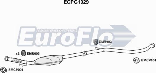 EuroFlo ECPG1029 - Каталізатор autozip.com.ua