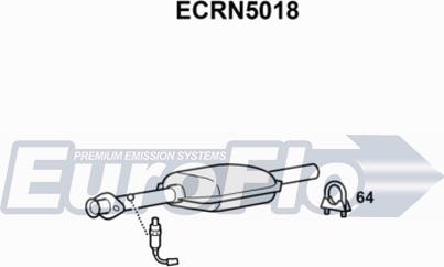 EuroFlo ECRN5018 - Каталізатор autozip.com.ua