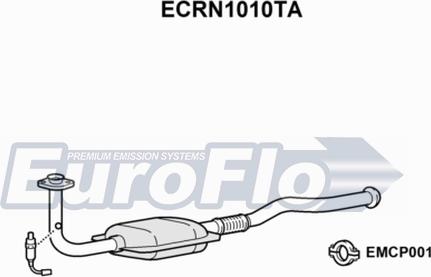 EuroFlo ECRN1010TA - Каталізатор autozip.com.ua