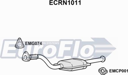 EuroFlo ECRN1011 - Каталізатор autozip.com.ua