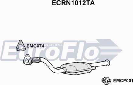 EuroFlo ECRN1012TA - Каталізатор autozip.com.ua