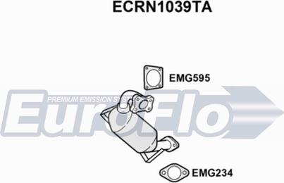 EuroFlo ECRN1039TA - Каталізатор autozip.com.ua