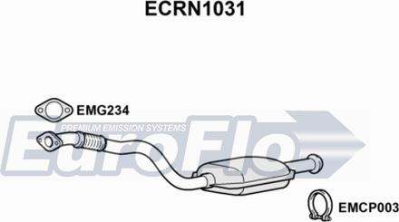 EuroFlo ECRN1031 - Каталізатор autozip.com.ua