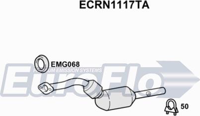 EuroFlo ECRN1117TA - Каталізатор autozip.com.ua