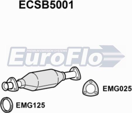 EuroFlo ECSB5001 - Каталізатор autozip.com.ua