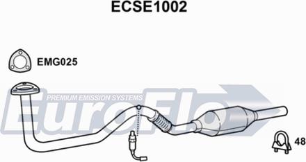 EuroFlo ECSE1002 - Каталізатор autozip.com.ua