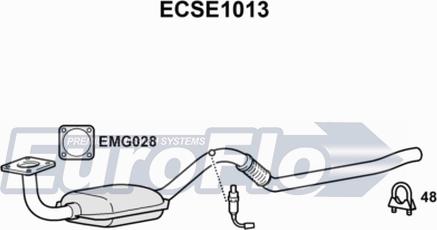 EuroFlo ECSE1013 - Каталізатор autozip.com.ua