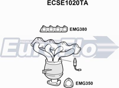 EuroFlo ECSE1020TA - Каталізатор autozip.com.ua