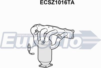 EuroFlo ECSZ1016TA - Каталізатор autozip.com.ua