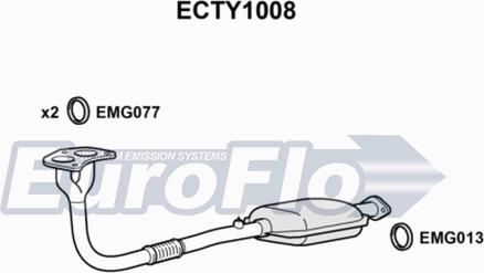 EuroFlo ECTY1008 - Каталізатор autozip.com.ua