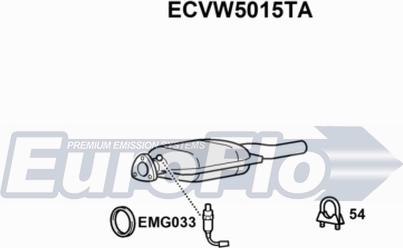 EuroFlo ECVW5015TA - Каталізатор autozip.com.ua