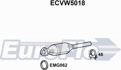 EuroFlo ECVW5018 - Каталізатор autozip.com.ua