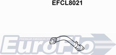 EuroFlo EFCL8021 - Труба вихлопного газу autozip.com.ua