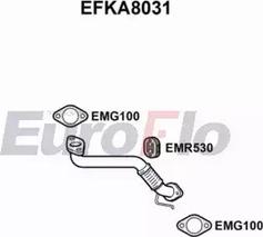 EuroFlo EFKA8031 - Труба вихлопного газу autozip.com.ua