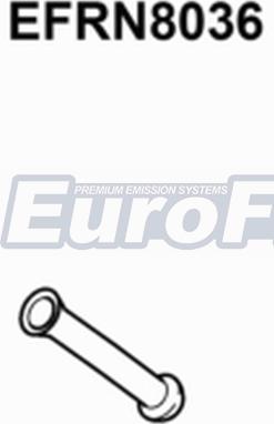EuroFlo EFRN8036 - Труба вихлопного газу autozip.com.ua