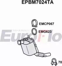 EuroFlo EPBM7024TA - Сажі / частковий фільтр, система вихлопу ОГ autozip.com.ua