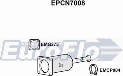 EuroFlo EPCN7008 - Сажі / частковий фільтр, система вихлопу ОГ autozip.com.ua