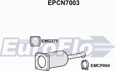 EuroFlo EPCN7003 - Сажі / частковий фільтр, система вихлопу ОГ autozip.com.ua
