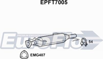 EuroFlo EPFT7005 - Сажі / частковий фільтр, система вихлопу ОГ autozip.com.ua