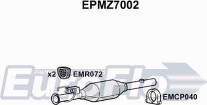 EuroFlo EPMZ7002 - Сажі / частковий фільтр, система вихлопу ОГ autozip.com.ua