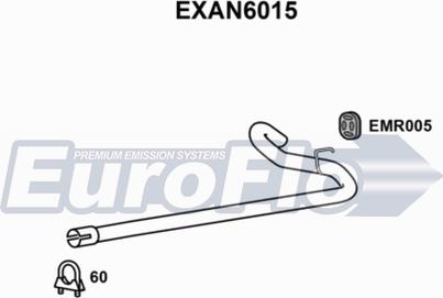 EuroFlo EXAN6015 - Насадка випускної труби autozip.com.ua