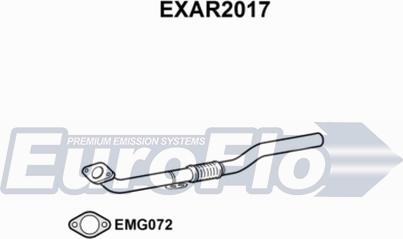 EuroFlo EXAR2017 - Труба вихлопного газу autozip.com.ua
