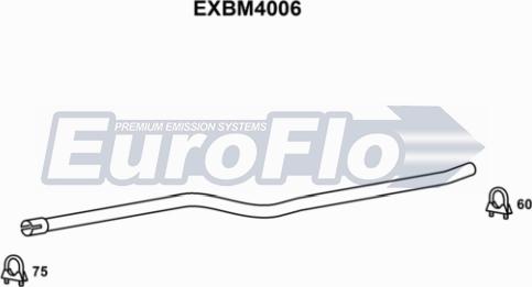 EuroFlo EXBM4006 - Труба вихлопного газу autozip.com.ua