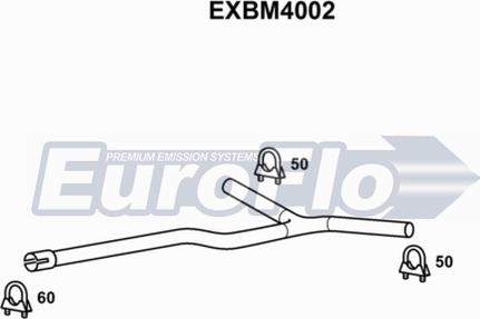 EuroFlo EXBM4002 - Труба вихлопного газу autozip.com.ua
