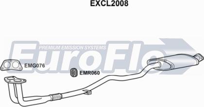 EuroFlo EXCL2008 - Труба вихлопного газу autozip.com.ua