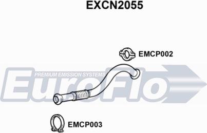 EuroFlo EXCN2055 - Труба вихлопного газу autozip.com.ua