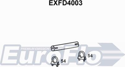 EuroFlo EXFD4003 - Труба вихлопного газу autozip.com.ua