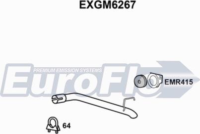 EuroFlo EXGM6267 - Насадка випускної труби autozip.com.ua