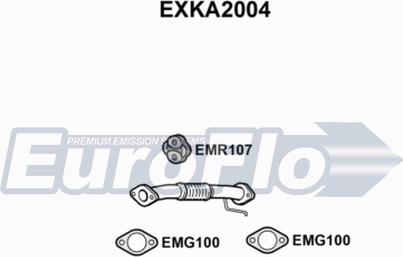 EuroFlo EXKA2004 - Труба вихлопного газу autozip.com.ua