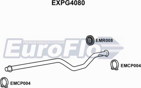 EuroFlo EXPG4080 - Труба вихлопного газу autozip.com.ua