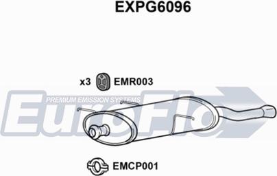 EuroFlo EXPG6096 - Глушник вихлопних газів кінцевий autozip.com.ua