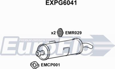 EuroFlo EXPG6041 - Глушник вихлопних газів кінцевий autozip.com.ua