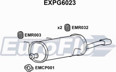 EuroFlo EXPG6023 - Глушник вихлопних газів кінцевий autozip.com.ua