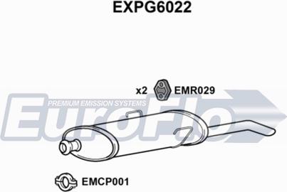 EuroFlo EXPG6022 - Глушник вихлопних газів кінцевий autozip.com.ua