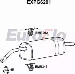 EuroFlo EXPG6201 - Глушник вихлопних газів кінцевий autozip.com.ua